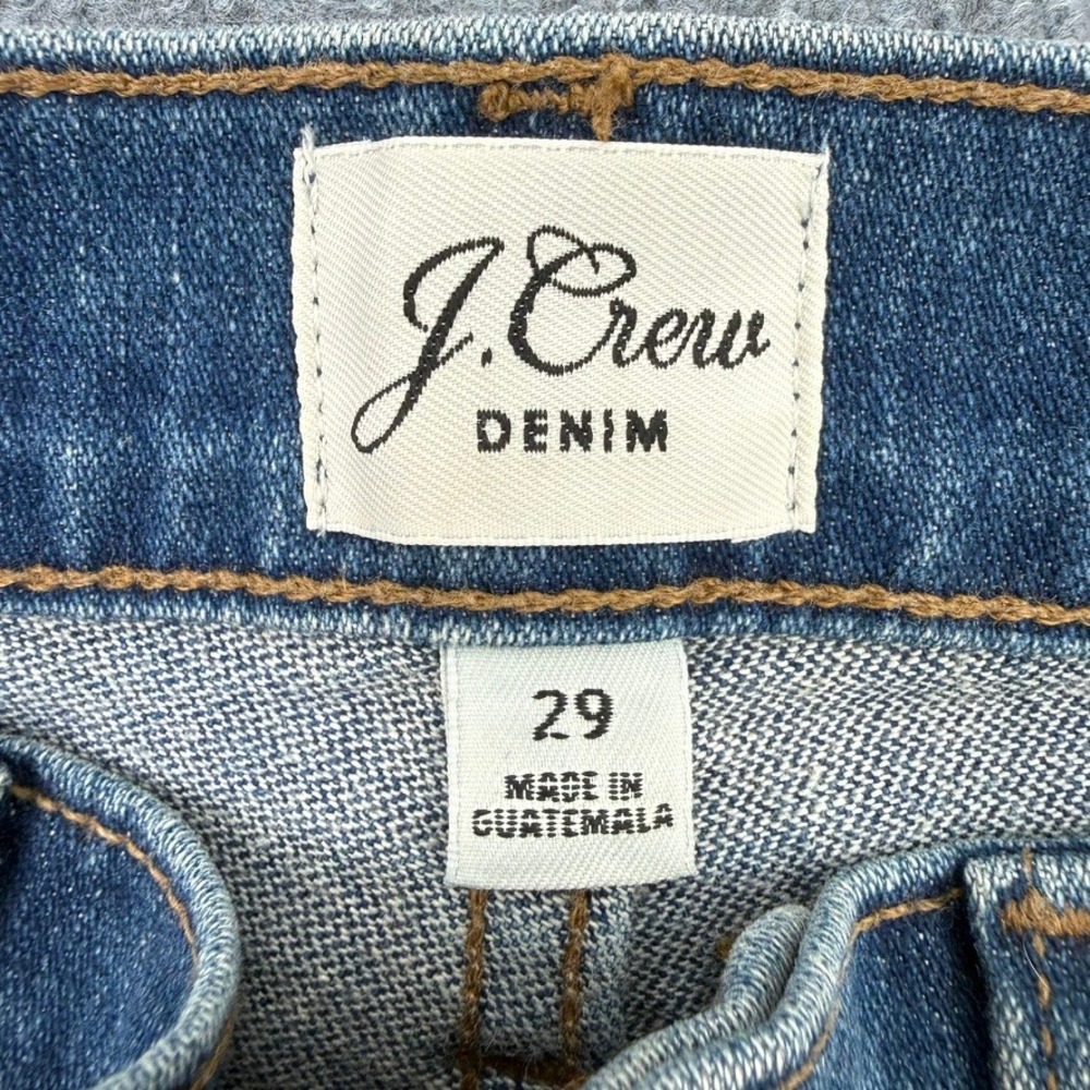 J Crew Billie Demi Boot Crop Jeans Women 29 Cotton Indie Sleek Boho Western - Picture 3 of 10